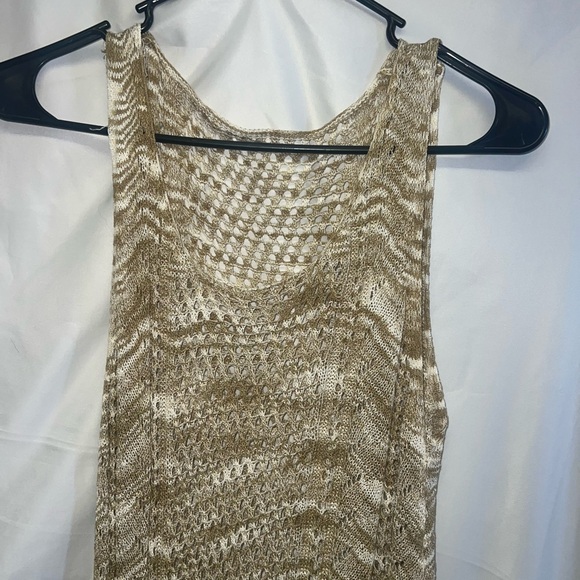 Elegant Tan Swim Coverup - Picture 5 of 6